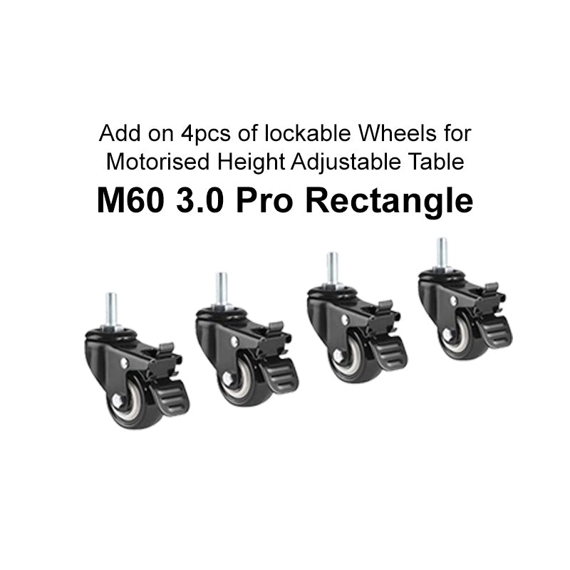 Heavy Duty Castor Wheels With Brakes