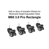 Heavy Duty Castor Wheels With Brakes