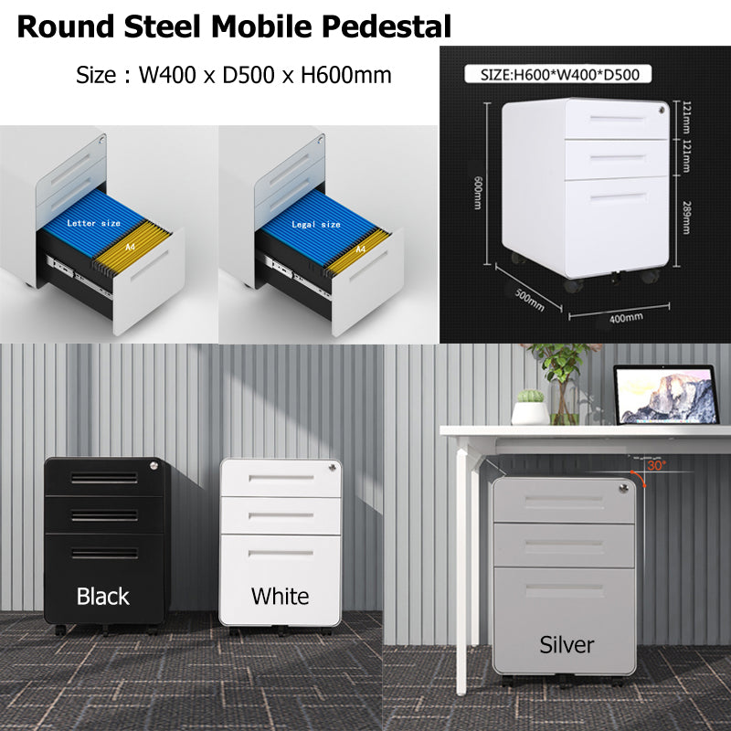 Steel Mobile Pedestal