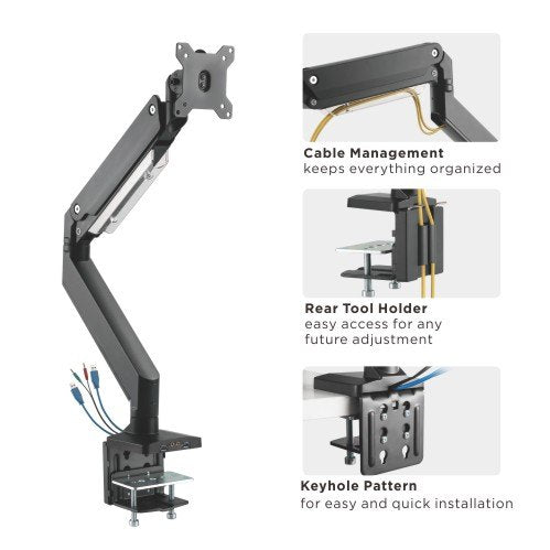 IErgo 7 Heavy Duty Monitor Arm Carries up to 15kg VESA Mount Monitor Stand