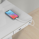 Noble Height Adjustable Desk Tempered Glass Series