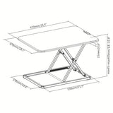 SWIFT Sit Stand Work Table