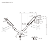 IErgo 2 Single and Dual Computer Monitor Arm (CASH & CARRY)